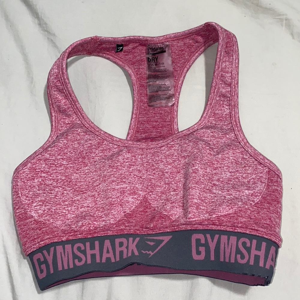 Gymshark Pink/Gray Flex Sports Bra